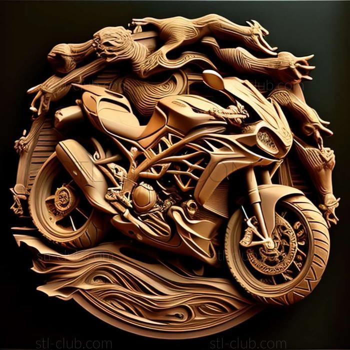 3D модель Ducati Monster 696 (STL)